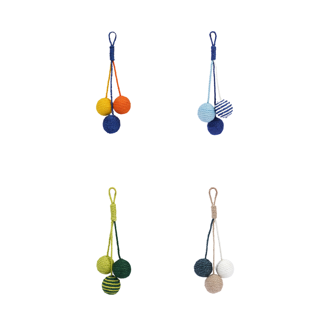 Sisal Rope Balls Cat Toy Set