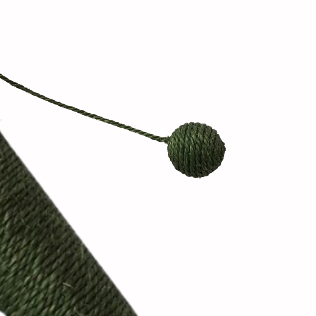 Desert Cactus Cat Scratching Post with Bed and Dangling Balls