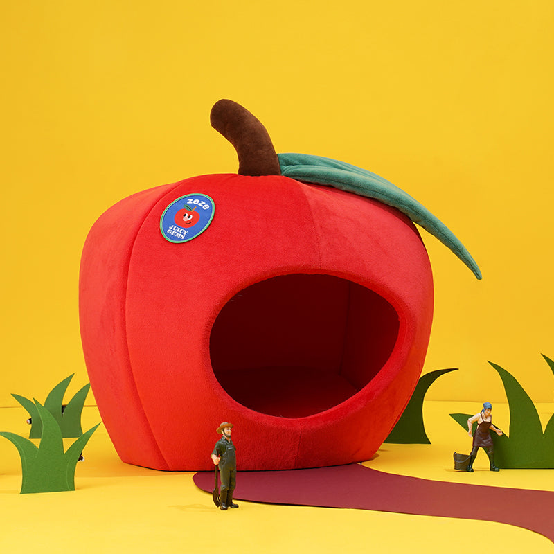 Apple Tent Covered Cat & Dog Bed
