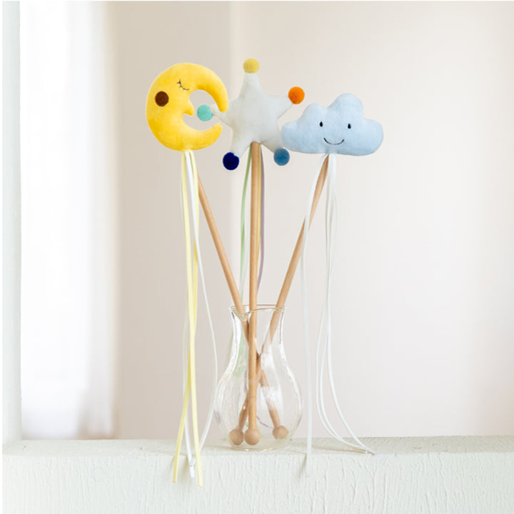 Moon Teaser Wand Cat Catnip Toy