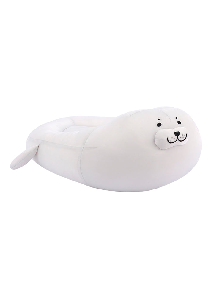 Seal Design Neck Protected Summer Stuffed Cat & Dog Bed