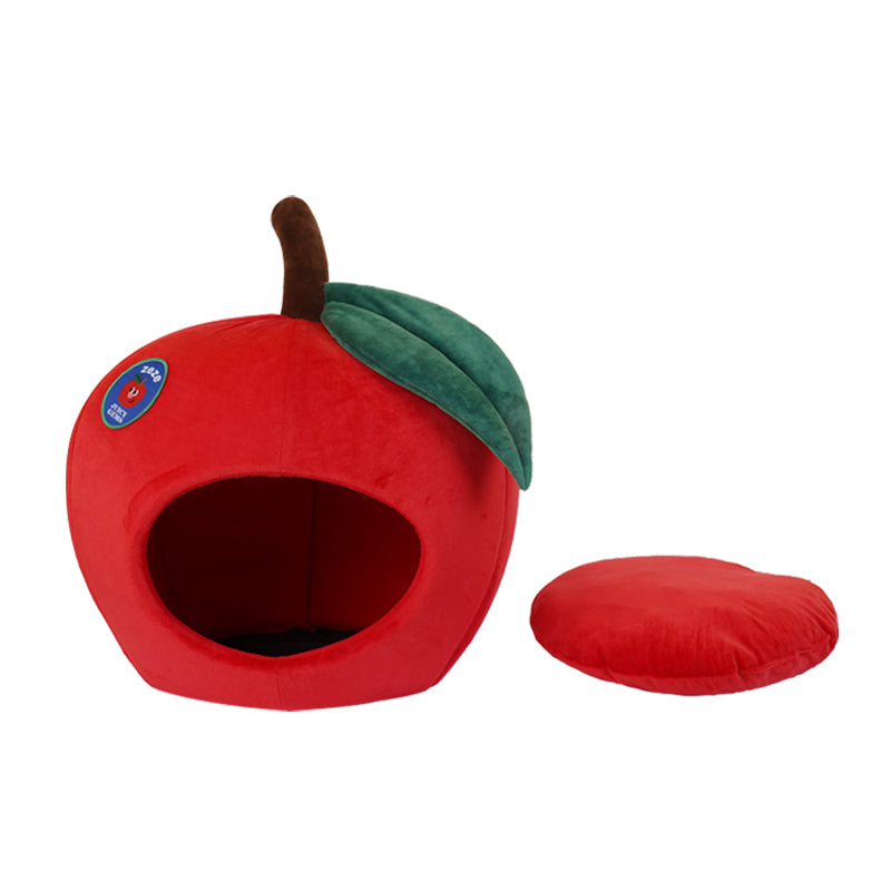 Apple Tent Covered Cat & Dog Bed