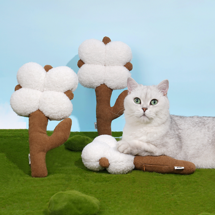 Cotton Catnip Cat Toy Dental Health Toy