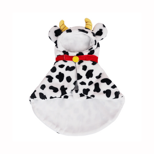 Cat and Dog Cow Cloak Costume with Hat