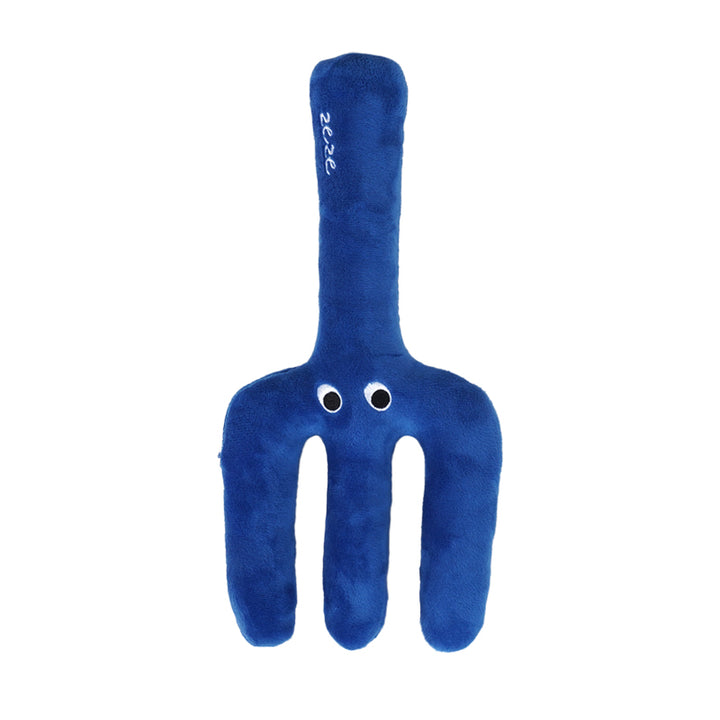 Blue Fork Catnip Cat Dental Health Toy